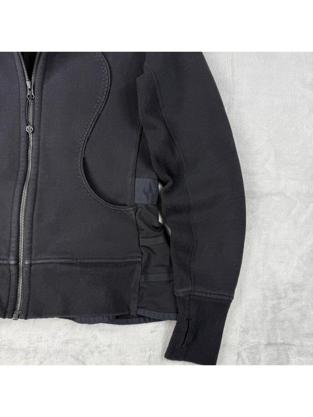 Lululemon limited edition Scuba Hoodie Ruffled Up Peplum Hiver Size 8 Rare 2013 - Picture 8 of 8